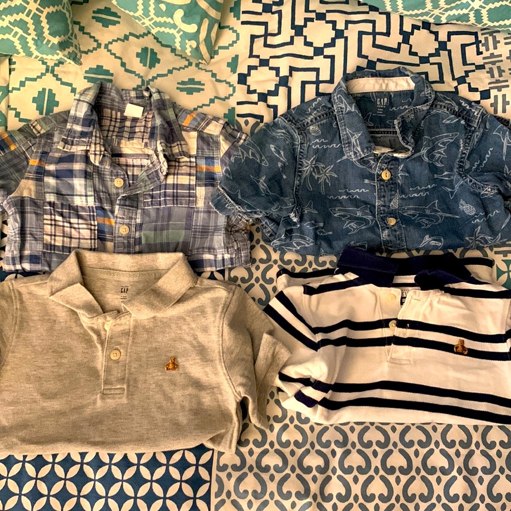 Gap Boys 4T shirt bundle